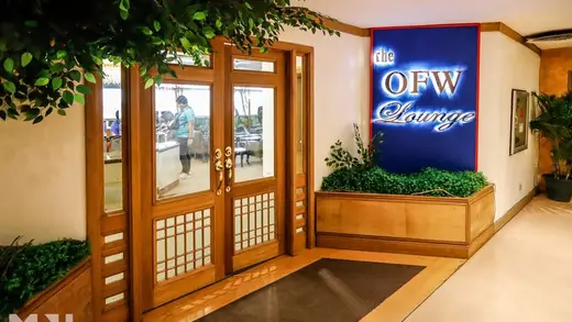 Inside OFW Lounge