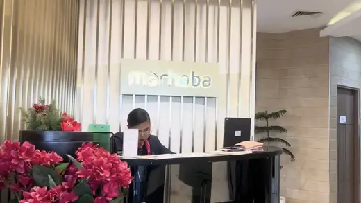 Inside marhaba Lounge