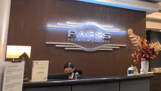 Inside PAGSS Premium Lounge