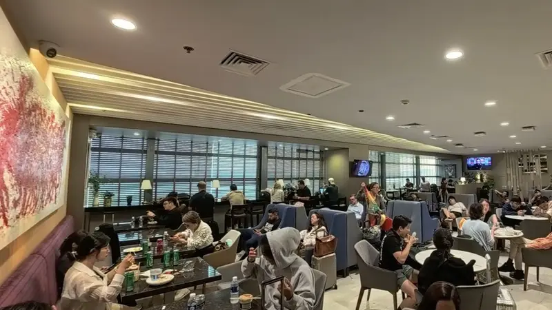 Inside A Lounge
