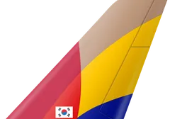 Asiana Airlines tail livery