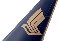 Singapore Airlines tail livery