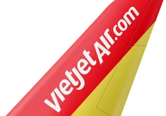 VietJet Air tail livery