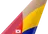 Asiana Airlines tail livery