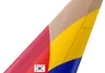 Asiana Airlines tail livery