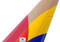 Asiana Airlines tail livery