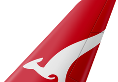 Qantas tail livery