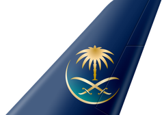 Saudia tail livery