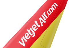 VietJet Air tail livery