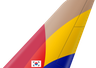 Asiana Airlines tail livery
